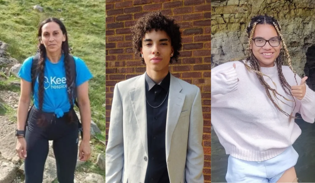 Foto das vítimas (do lado esquerdo está a mãe, o irmão de 16 anos está no meio da imagem e a irmã de 13 anos está na direita).