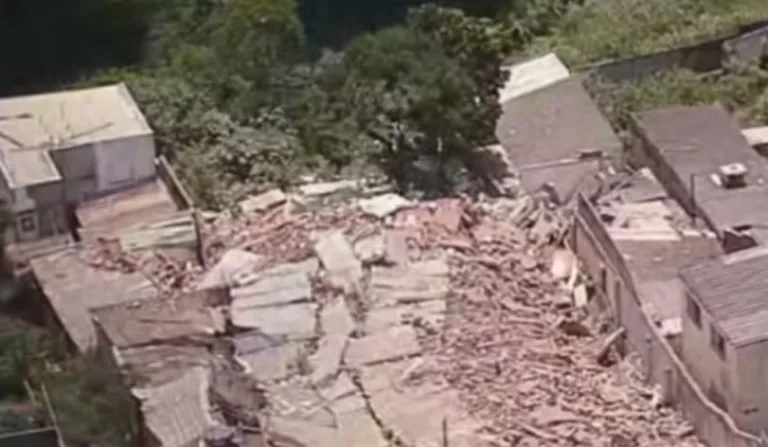 prédio após desabar em são paulo