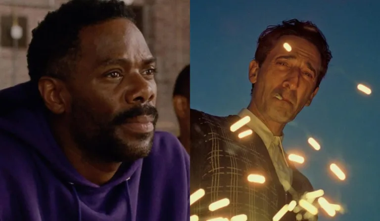 Colman Domingo que participou do filme ‘Sing Sing’ e Adrien Brody que interpretou um arquiteto na obra ‘O Brutalista’.