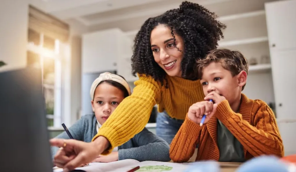 Crianças aprendendo