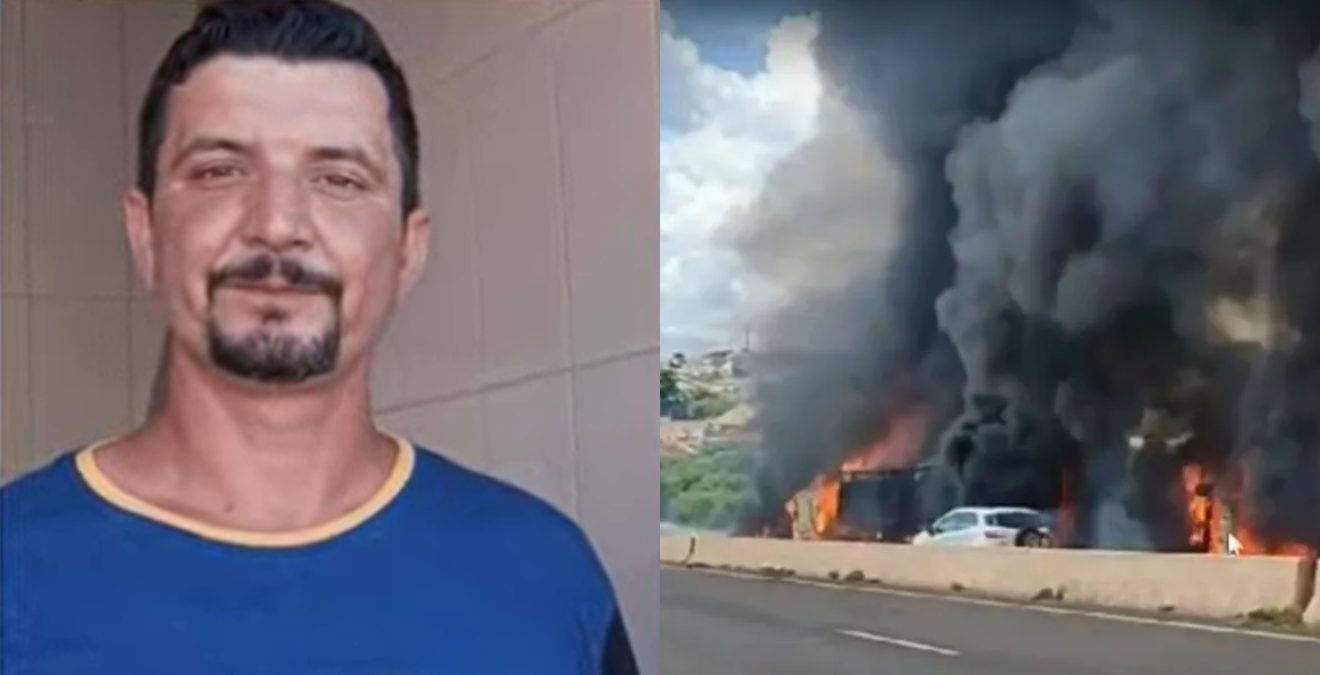 O caminhoneiro Maycon morreu carbonizado após a explosão na BR-376