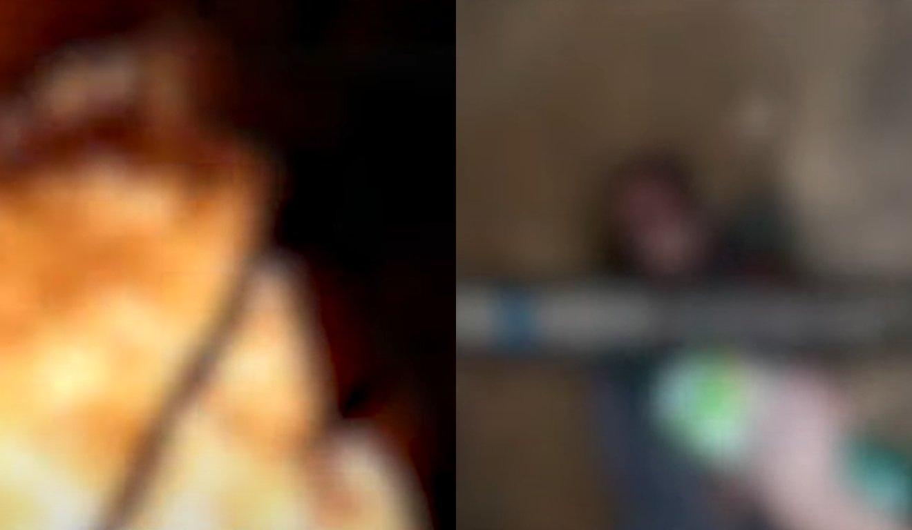 Homem pegando fogo e sua imagem ao lado