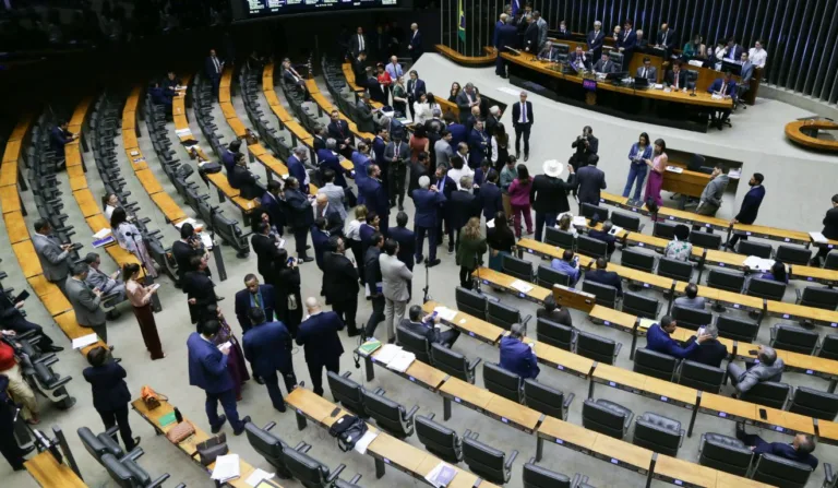 Congresso Nacional durante votação