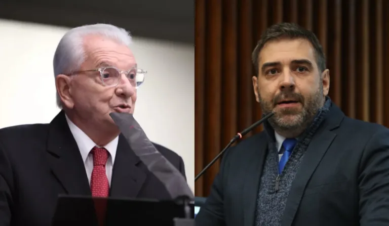 Nelson Justus (União) e Denian Couto (Podemos) trocaram farpas sobre eleição em Guaratuba