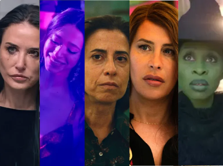 Concorrentes do Oscar de Melhor Atriz; Fernanda Torres está no páreo (Imagem: Divulgação)