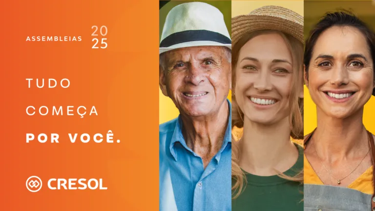 banner de divulgação da assembleia da cressol