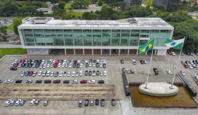 palácio iguaçu visto de cima