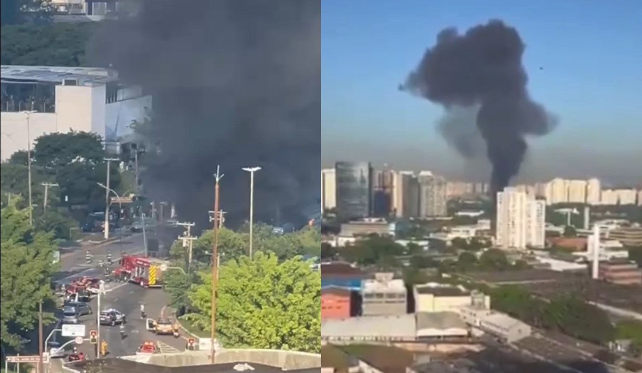 Queda de avião em São Paulo: bombeiros retiram corpos carbonizados