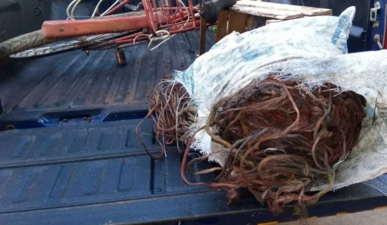 fios furtados pelo homem que fingiu rezar