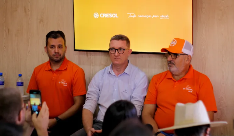 Coletiva de imprensa da Cresol no Show Rural2025