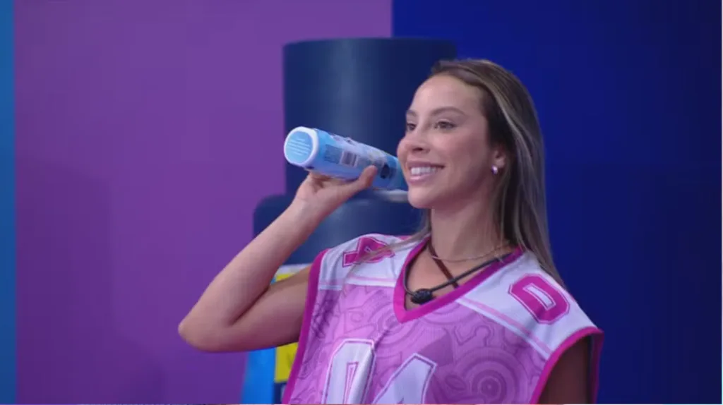 Renata é o Anjo da semana no BBB 25 (Imagem: Reprodução / globoplay)