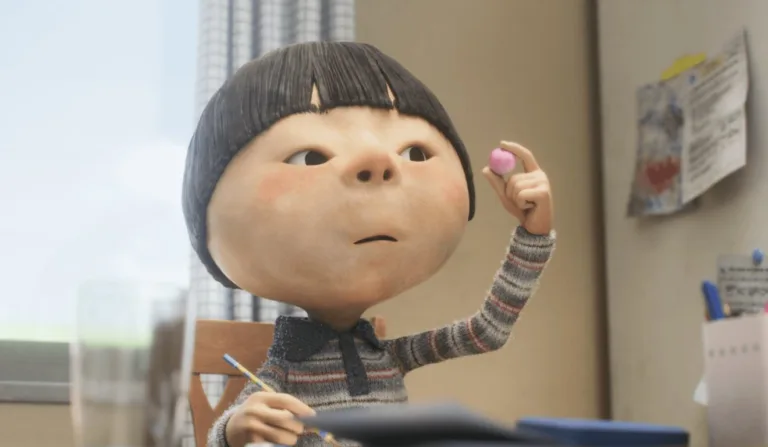 Personagem com bolinha na mão