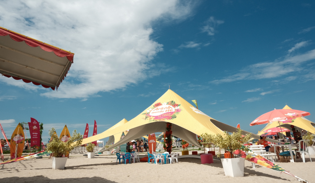 estrutura da Arena Mundo Ric 2025