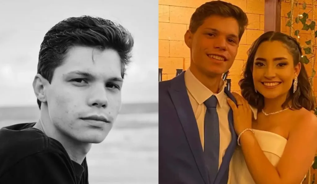 Foto do motociclista morto decapitado por cerol ao lado da esposa