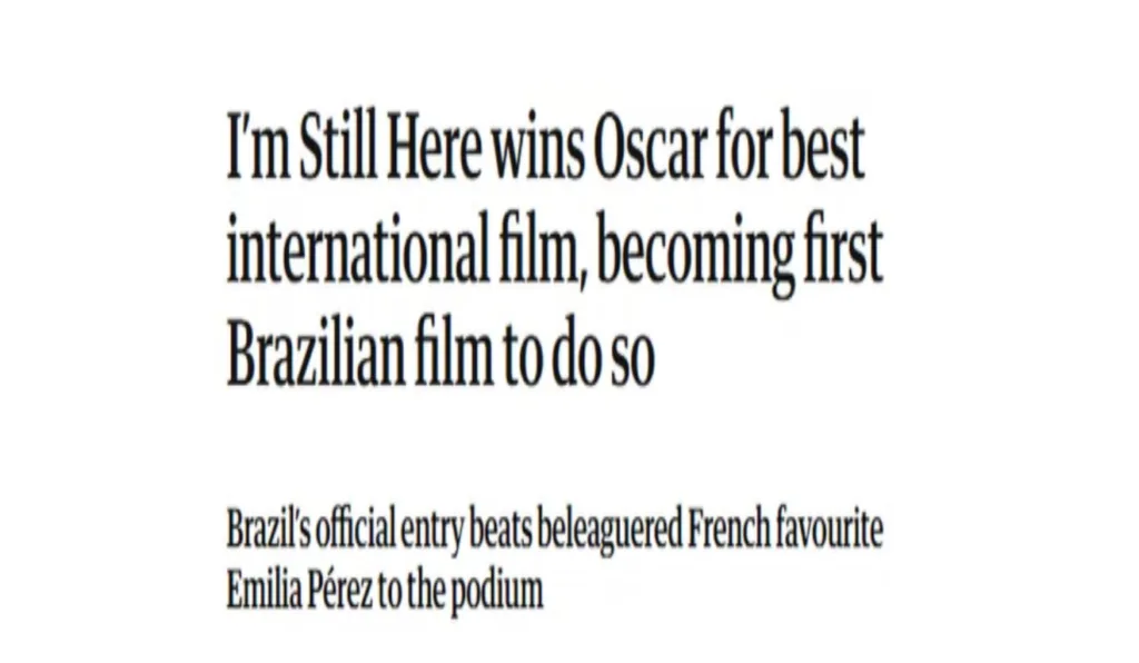 Manchete Vanity fair