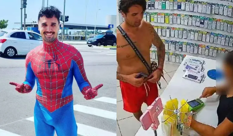 Fisiculturista homem aranha
