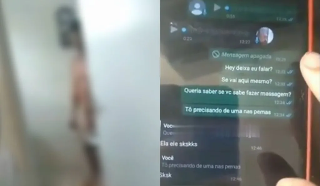 mensagens que mulher descobriu no celular do marido antes de queimar pênis