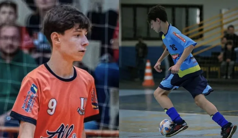 Jullian Gustamann era jogador da equipe de futsal da cidade de Ipira