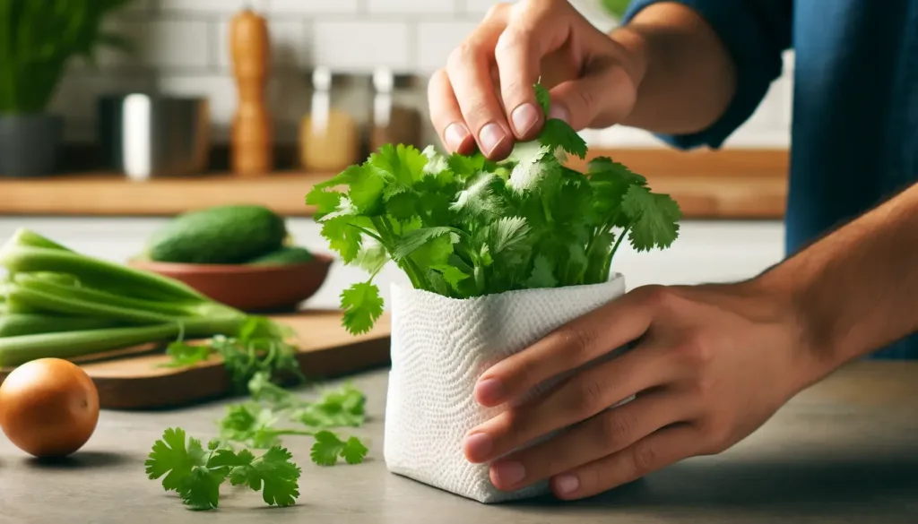 Coentro fresco por mais tempo com 5 dicas