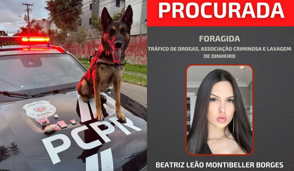 PCPR divulga foto de jovem foragida envolvida em operação