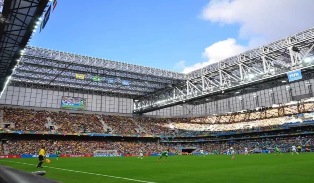 Arena da baixada em dia de copa do mundo em 2014.