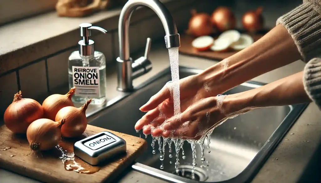 Como tirar cheiro de cebola das mãos rapidamente