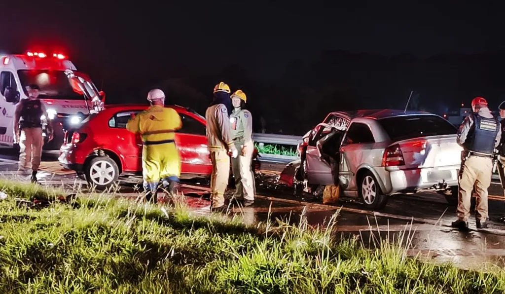 colisão frontal com uma morte no Contorno Norte