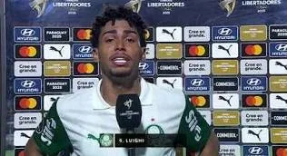 Luighi, do Palmeiras, recebeu o apoio de vários clubes após escancarar o racismo na Libertadores sub-20.