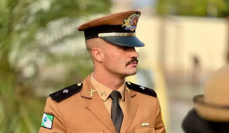 Leonardo tinha 30 anos e era 2° tenente das Rondas Ostensivas com Aplicação de Motocicletas (Rocam), da Polícia Militar do Paraná (PMPR) (Foto: Reprodução/Redes Sociais)
