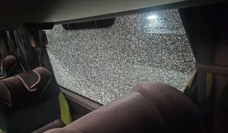 Maringá tem ônibus apedrejado na saída da Ligga Arena