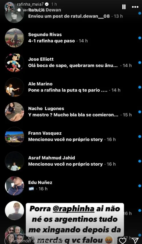 Rafinha, ex-Coritiba, compartilhou confusão dos argentinos