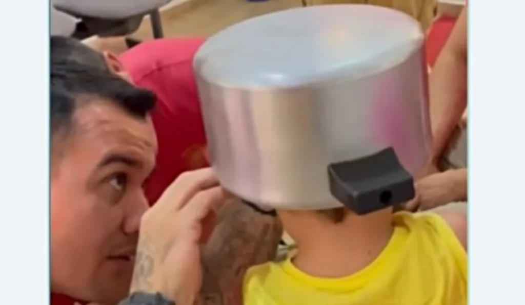 Bombeiros retiram panela da cabeça de menino de dois anos em Ponta Grossa