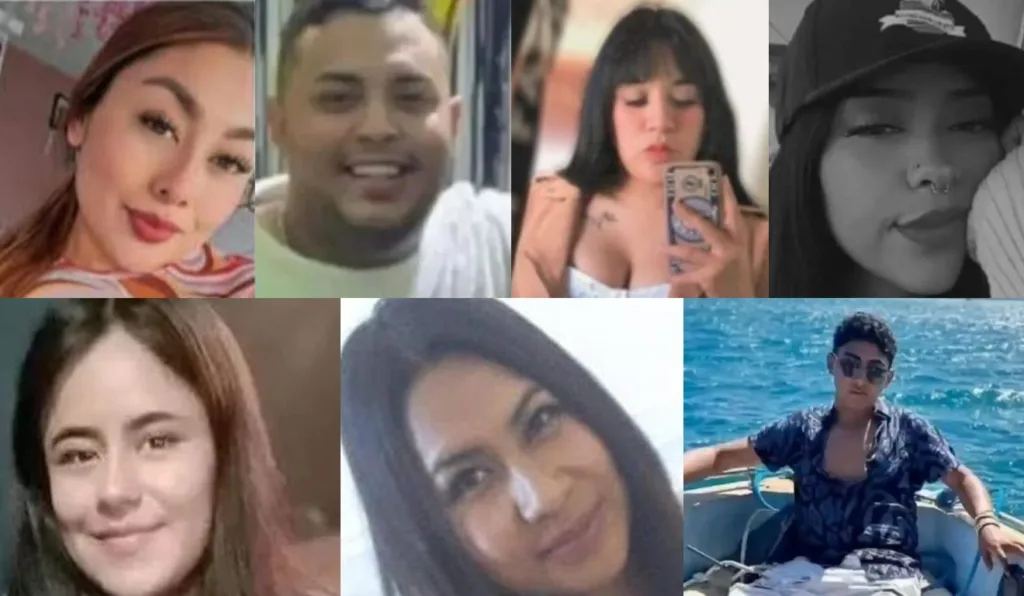 Fotos dos estudantes encontrados esquartejados