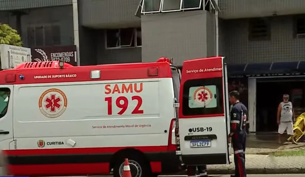 Trabalhador fica gravemente ferido após explosão de cilindro, em Curitiba