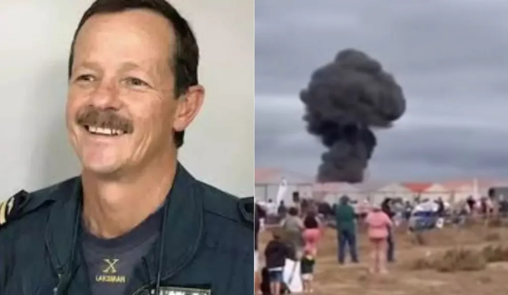 Veja momento em que avião cai durante show aéreo e explode; piloto morre