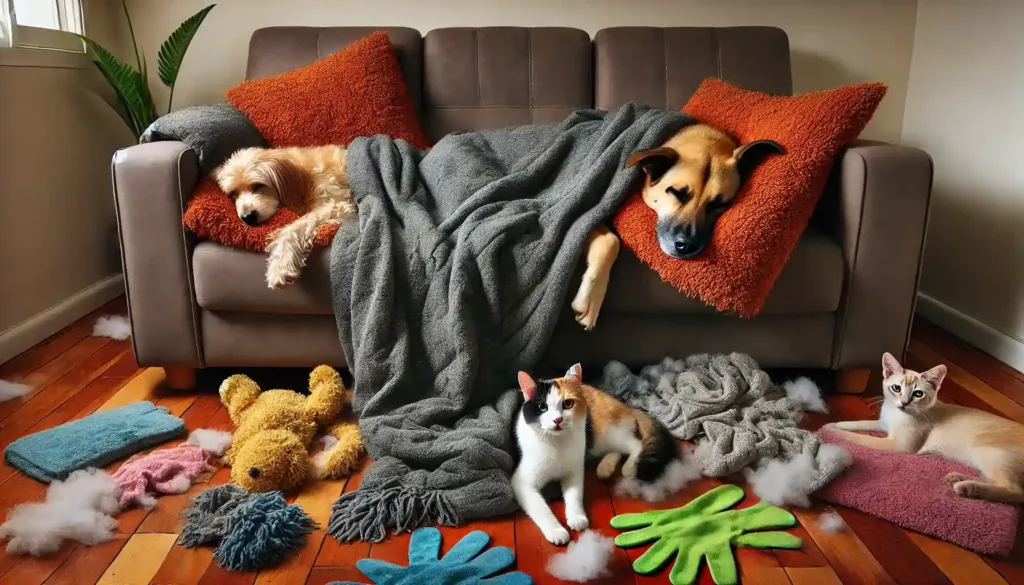 Como remover pelos de animais da casa sem varrer o dia todo