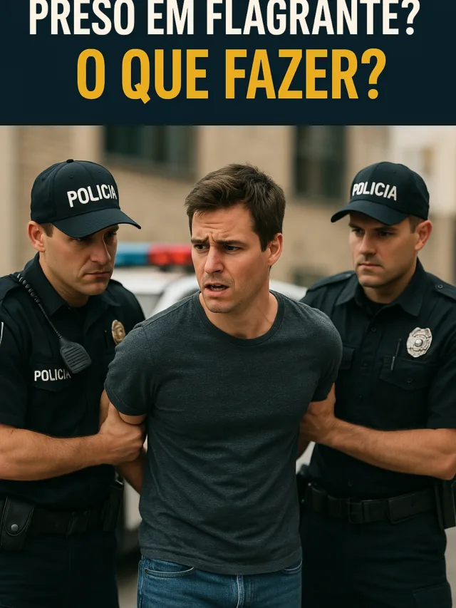 preso em fragrante o que fazer quais são os seus direitos