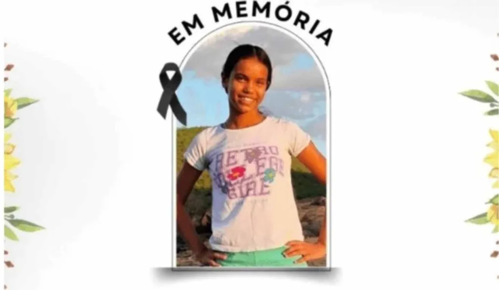 Geovanna Rodrigues da Silva, de apenas 12 anos