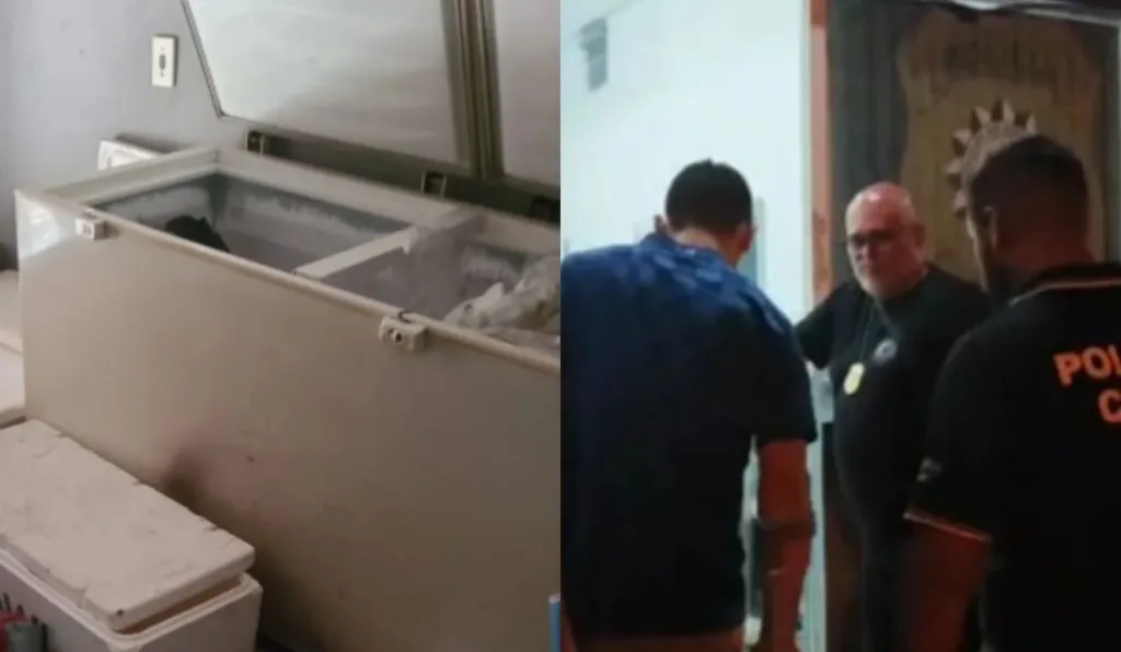 padrasto é encontrado morto em freezer