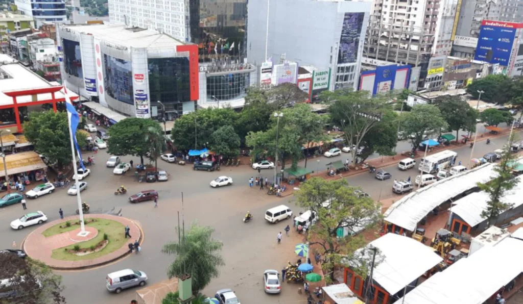 foto aérea da cidad del este