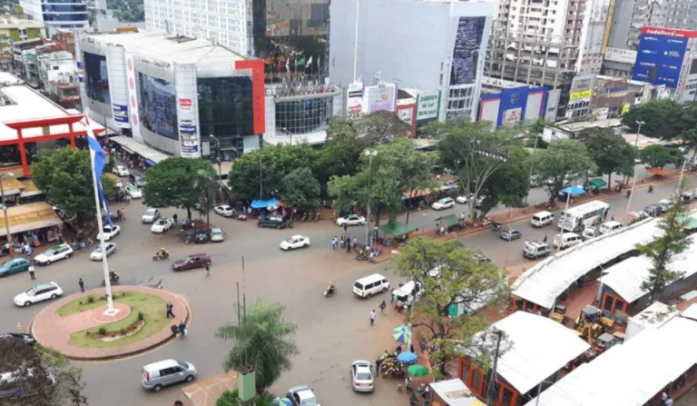 foto aérea da cidad del este