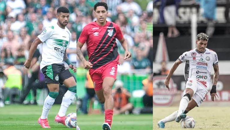 Athletico, Coritiba e Operário vão disputar a Série B deste ano. (Foto: JP Pacheco/ Coritiba.  André André Jonsson/ OFEC)