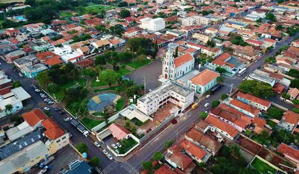 Vista de cima de Santa Mariana.