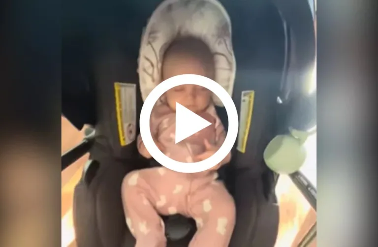 O carrinho do bebê estava pesado demais, porém, havia uma explicação