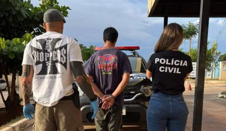 padrasto sendo detido após estuprar enteada