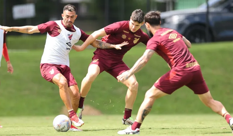 Treino do Athletico.