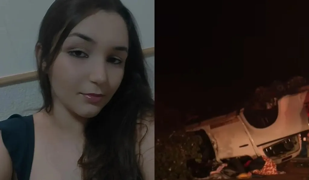 Ludmylla Taramelli, de 18 anos, viajava com a família para comemorar sua aprovação quando o carro capotou