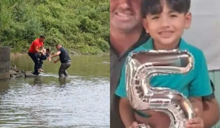 filho que foi jogado da ponte pelo pai