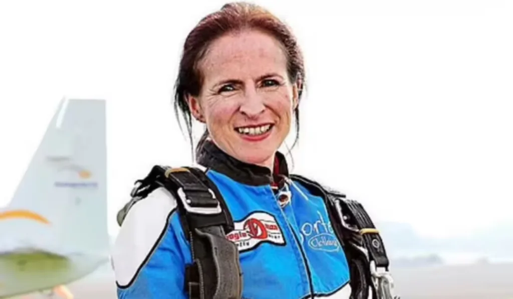 Victoria Cilliers, que sobreviveu a uma queda de paraquedas provocada pelo marido