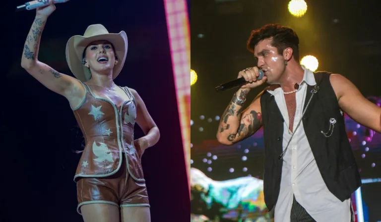 Foto de Ana Castela e Luan Santana